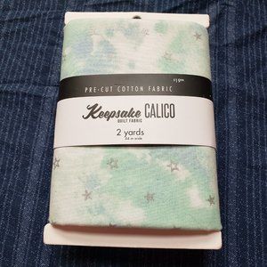 Keepsake CALICO Quilt Cotton Fabric 2 Yards 44 inches Wide Tie Dye Stars